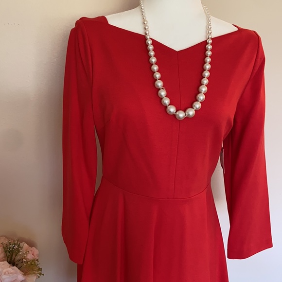 NWT Kate Spade Ponte Fit and Flare dress size 6 - Picture 3 of 5